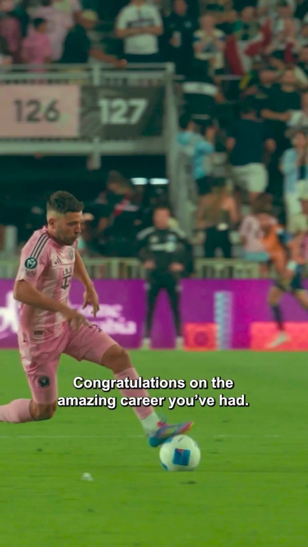 迈阿密晒视频告别阿尔巴，梅西、苏亚雷斯、伊涅斯塔等人寄语