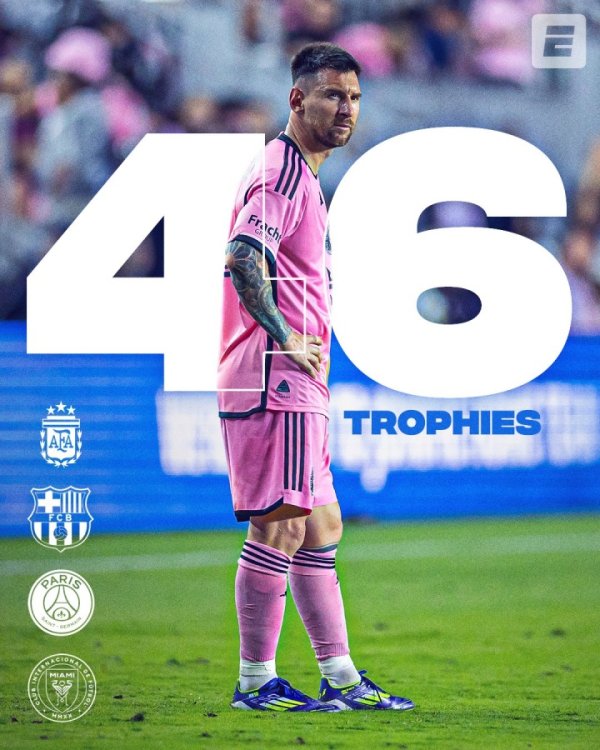 38岁正当年🤣梅西续约后可冲击：50冠、千球、定位球历史第一…